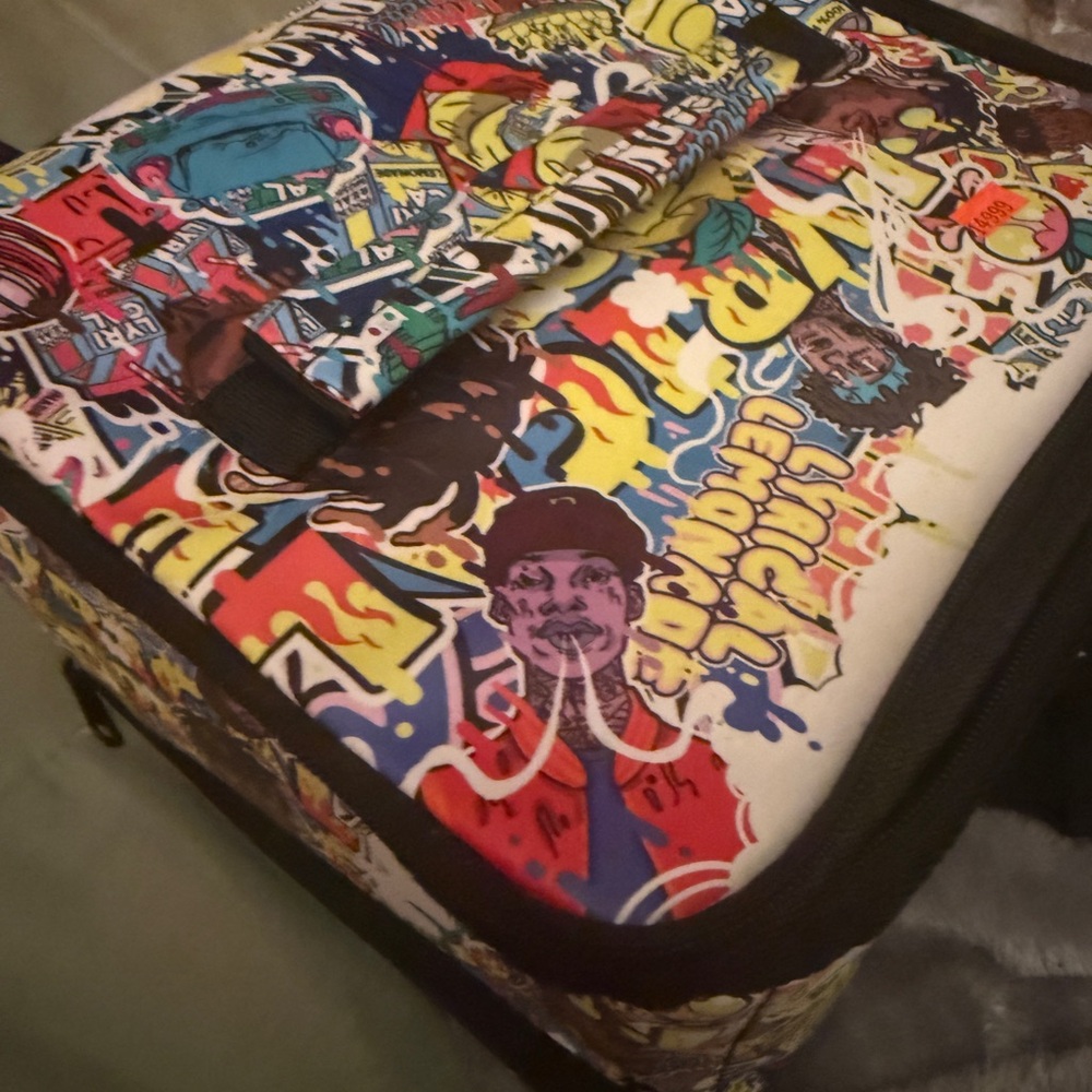 Colorful Graphic Print Bag